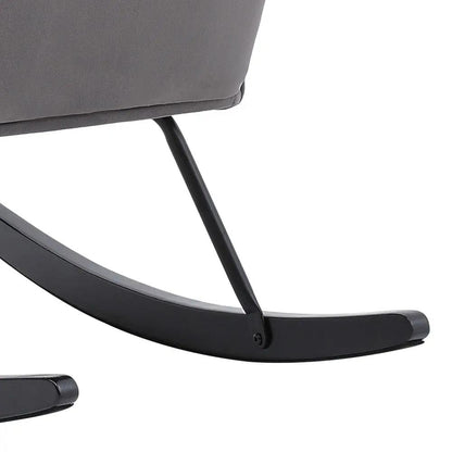 Comfy Grey Nursery Rocking Chair - House Comfort