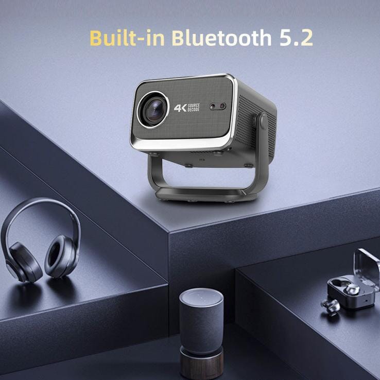 Compact 360 Smart 4K Projector - House Comfort