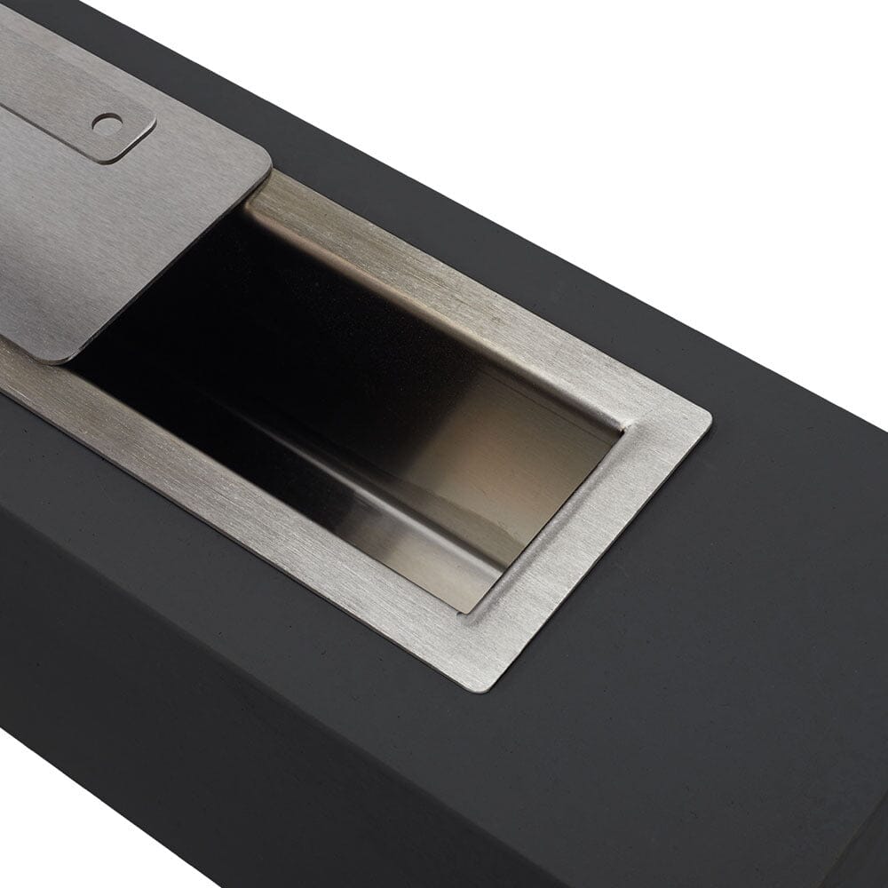 Concrete Rectangle Bio - Ethanol Outdoor Tabletop Fireplace - House Comfort