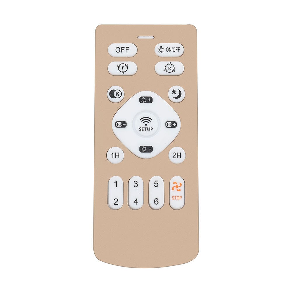 Contemporary Ceiling Fan with LED Lights and Smart Control - House Comfort