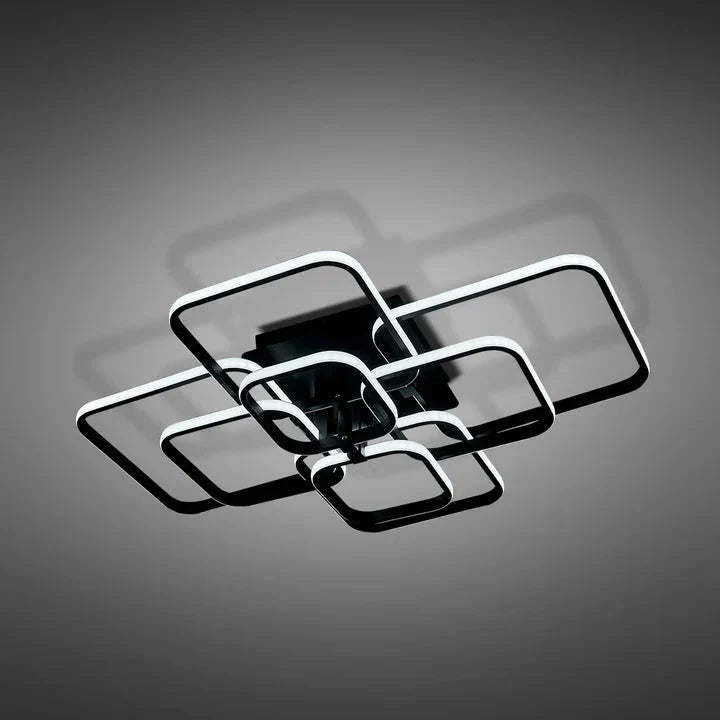 Contemporary LED Energy - efficient Semi Flush Ceiling Light - House Comfort