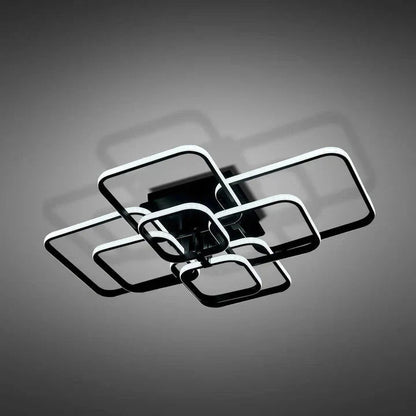 Contemporary LED Energy - efficient Semi Flush Ceiling Light - House Comfort