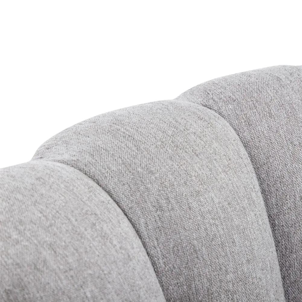 Contemporary Wing Back Armchair and Ottoman Set with Cushion and Footstool - House Comfort