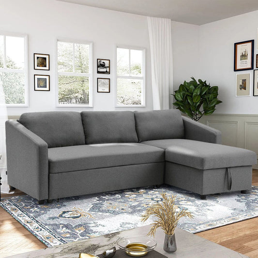 Corner Sofa Bed 3 Seater Sofa with Storage - House Comfort