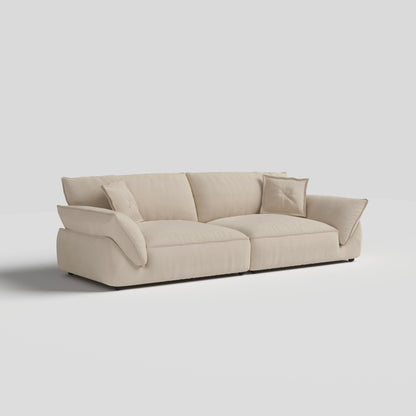 Cottonfy Cat - Scratch Resistant Fabric Elephant Ears Style Corner Sofa - House Comfort