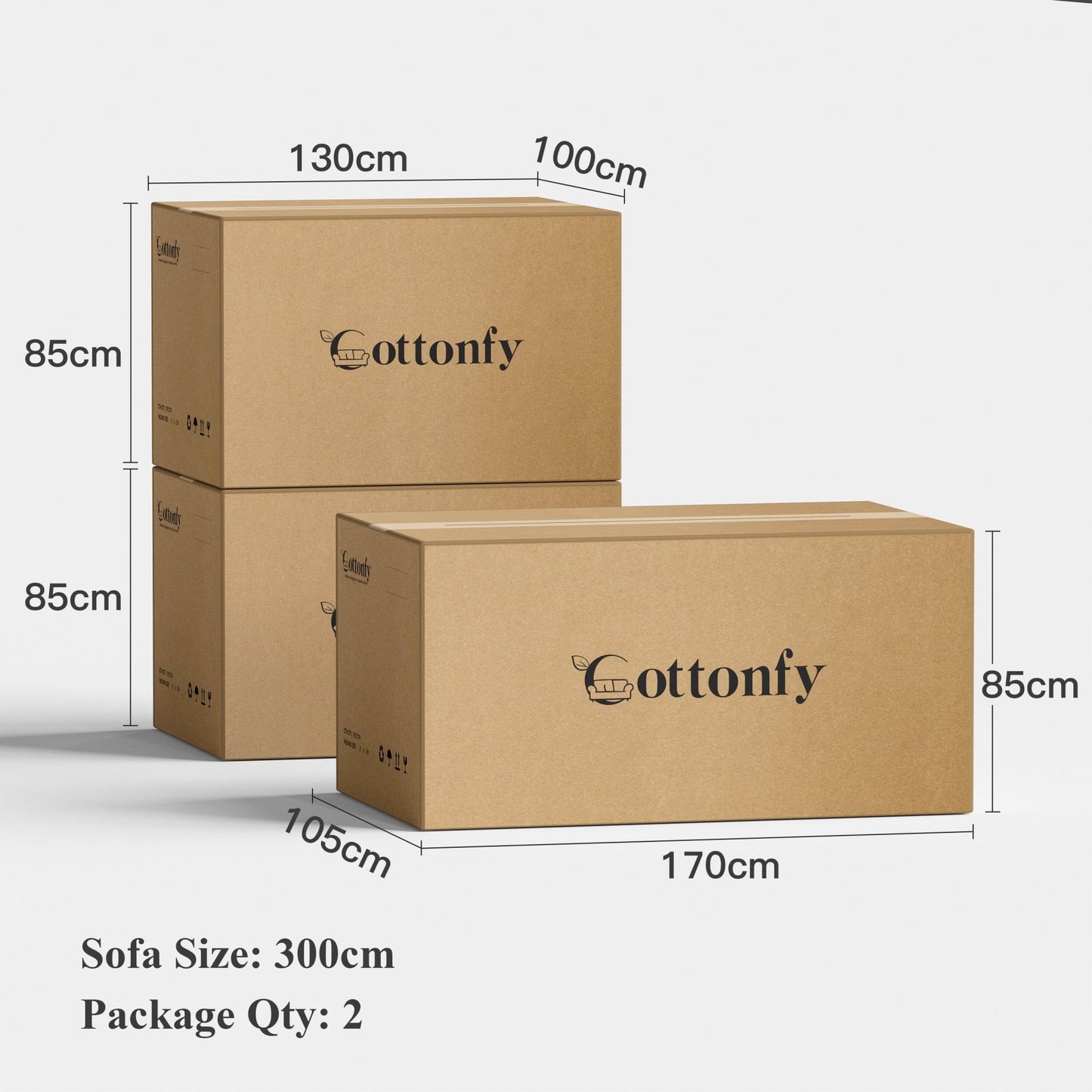 Cottonfy Cat - Scratch Resistant Fabric Elephant Ears Style Corner Sofa - House Comfort