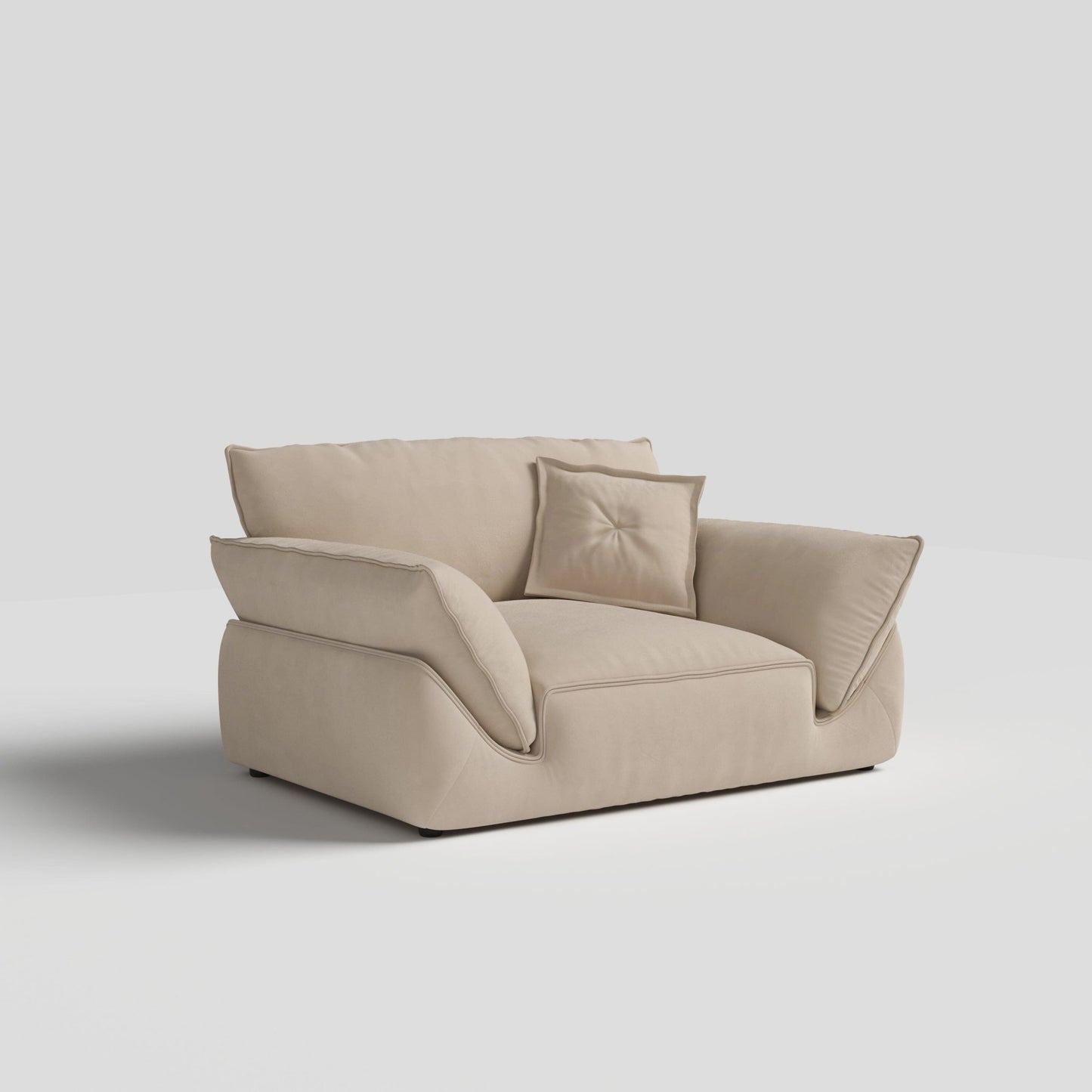 Cottonfy Cat - Scratch Resistant Fabric Elephant Ears Style Corner Sofa - House Comfort