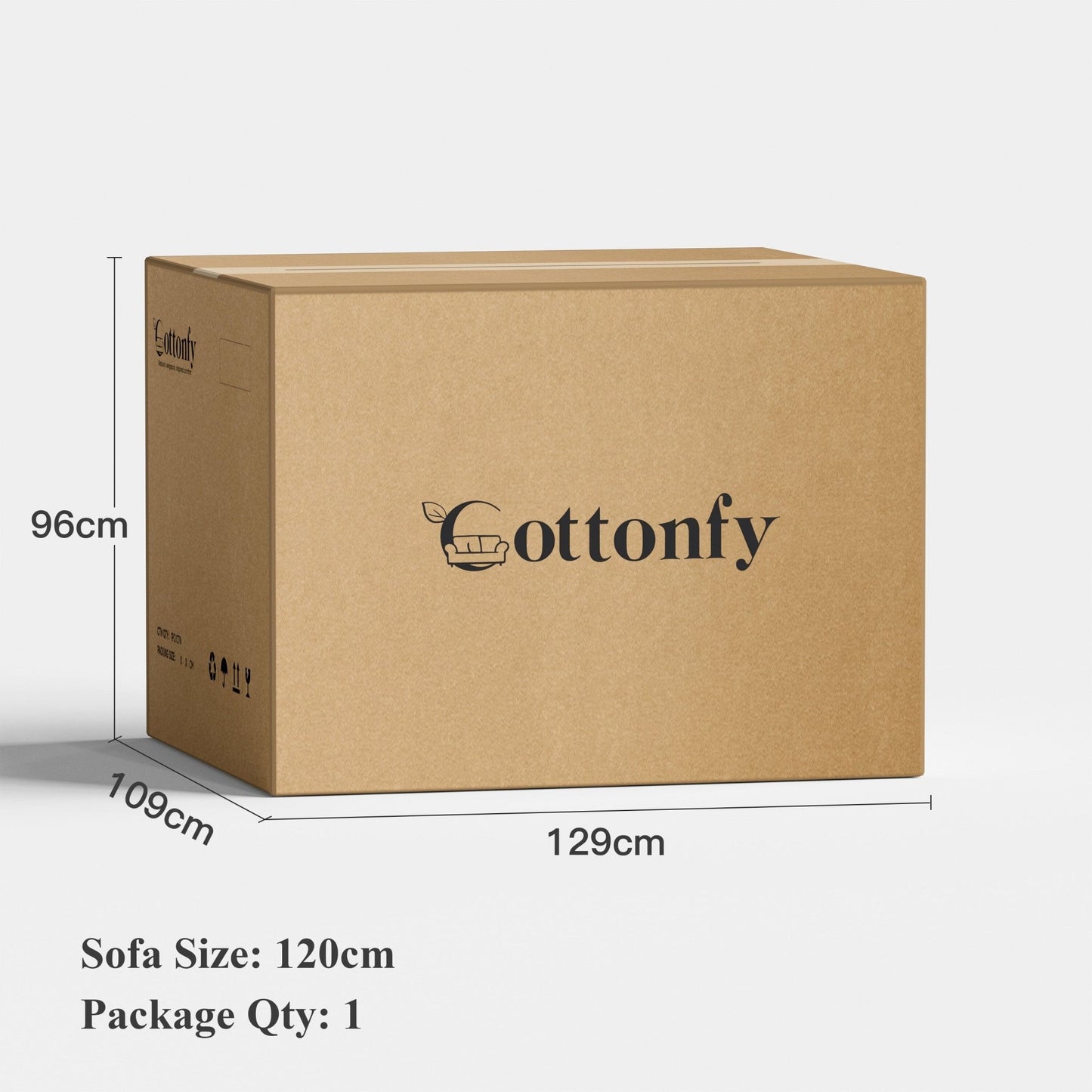 Cottonfy Cat - Scratch Resistant Fabric Elephant Ears Style Corner Sofa - House Comfort