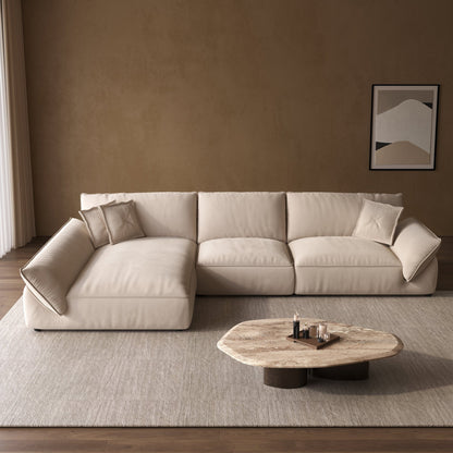 Cottonfy Cat - Scratch Resistant Fabric Elephant Ears Style Corner Sofa - House Comfort