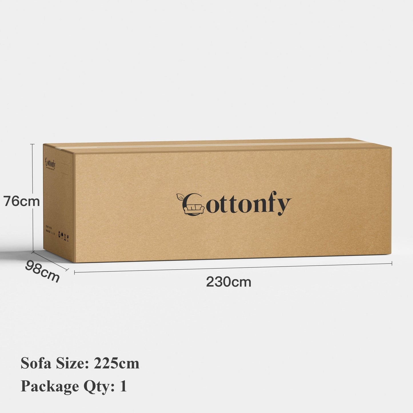 Cottonfy Creamy Tofu Block Pullout Sofa Bed with Storage - House Comfort