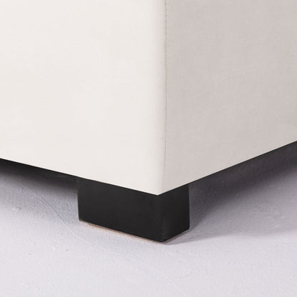 Cottonfy Creamy Tofu Block Pullout Sofa Bed with Storage - House Comfort