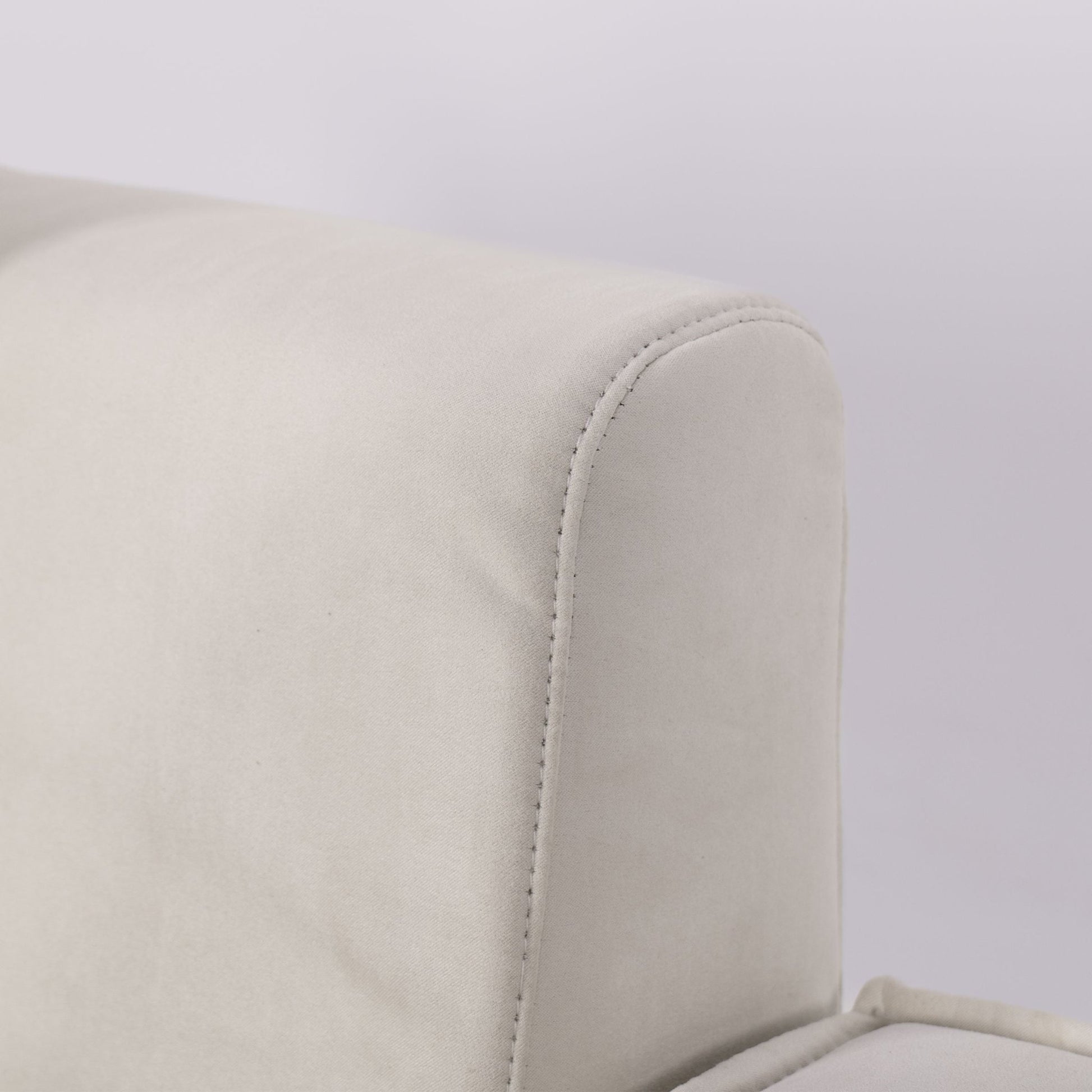 Cottonfy Creamy Tofu Block Pullout Sofa Bed with Storage - House Comfort