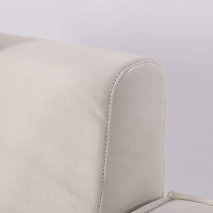 Cottonfy Creamy Tofu Block Pullout Sofa Bed with Storage - House Comfort