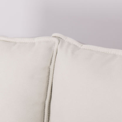 Cottonfy Creamy Tofu Block Pullout Sofa Bed with Storage - House Comfort