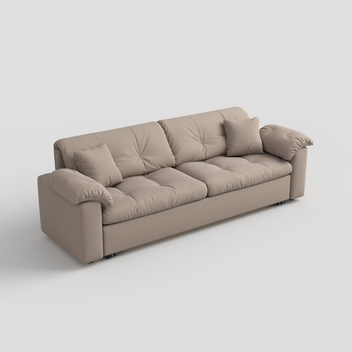 Cottonfy Multifunctional Sleeper 3 Seater Sofa Bed with Storage Space - House Comfort