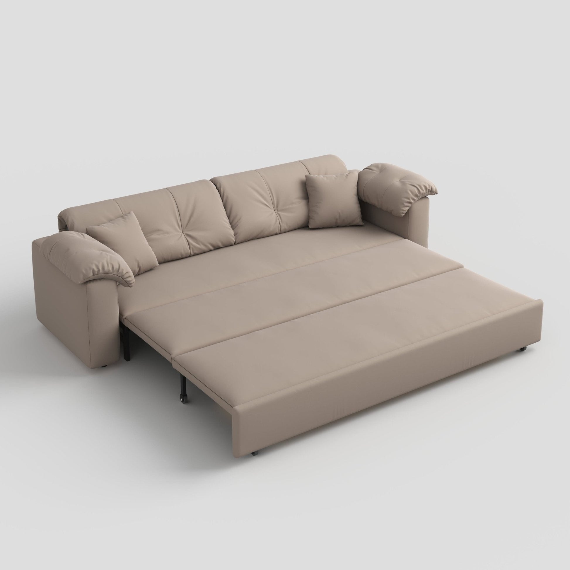 Cottonfy Multifunctional Sleeper 3 Seater Sofa Bed with Storage Space - House Comfort