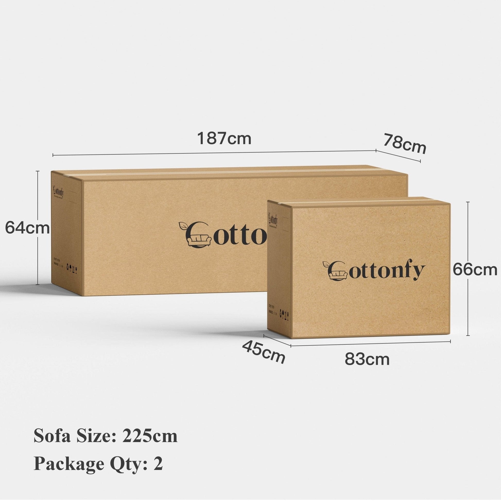 Cottonfy Multifunctional Sleeper 3 Seater Sofa Bed with Storage Space - House Comfort