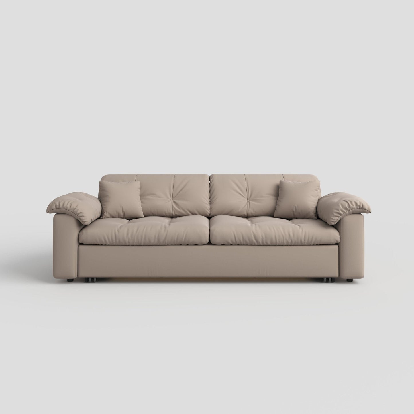 Cottonfy Multifunctional Sleeper 3 Seater Sofa Bed with Storage Space - House Comfort