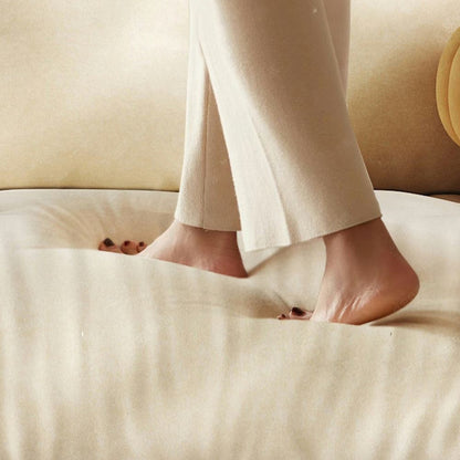 Cottonfy Solid Wood Folding Sofa Bed with Sleeper Chaise - House Comfort