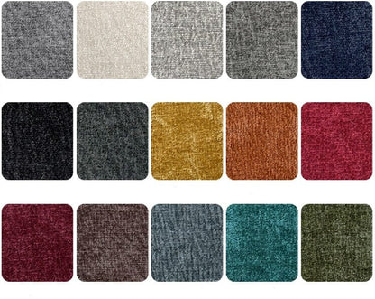 Cottonfy Tofu Block Vintage Chenille Fabric Sofa Stain Resistant Navy Blue - House Comfort