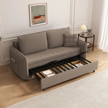 Cottonfy Upgrade Adjustable Multifunctional 3 Seater Sofa Bed with Storage Space - House Comfort