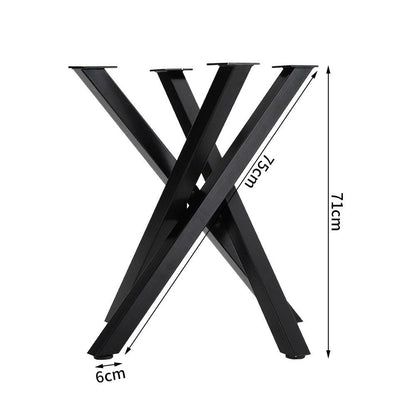 Criss Cross Metal Coffee Table Legs Replacement - House Comfort