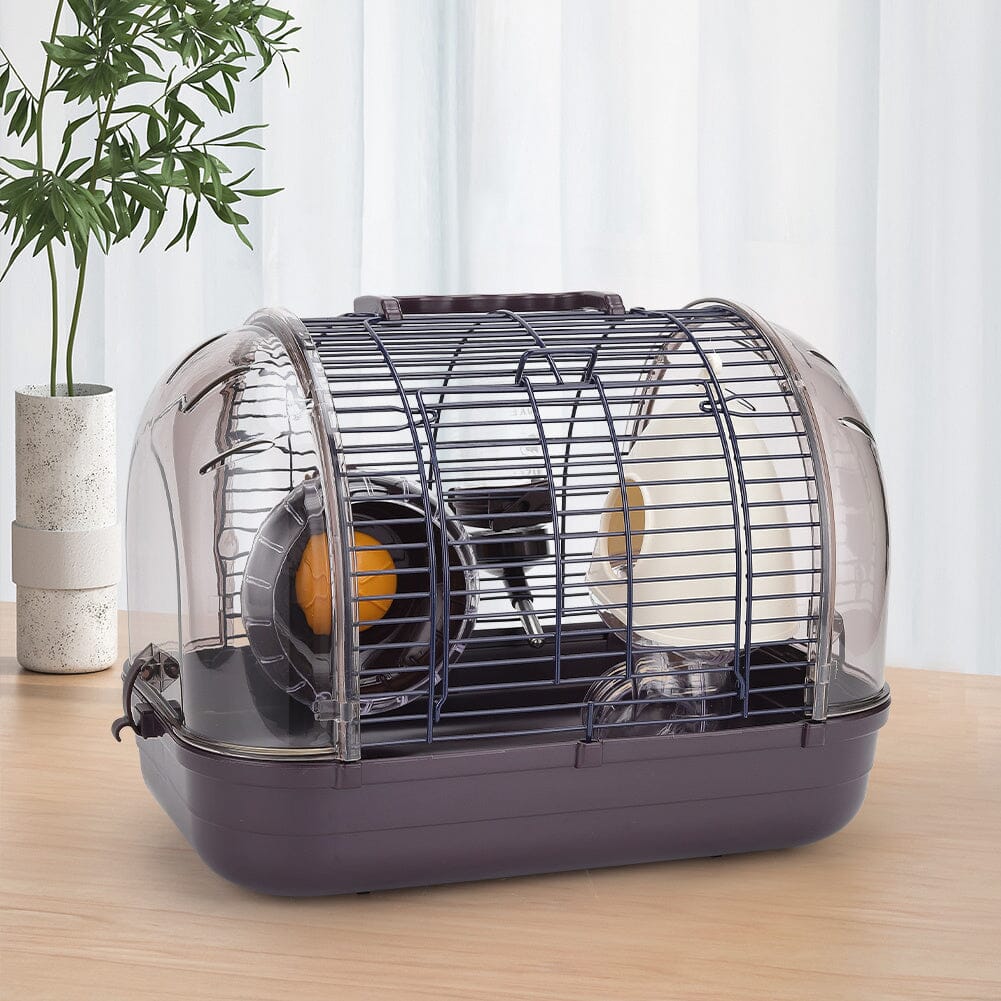Crystal Hamster Cage: Stylish and Comfortable Outdoor Habitat - House Comfort