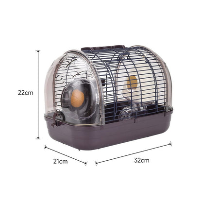 Crystal Hamster Cage: Stylish and Comfortable Outdoor Habitat - House Comfort