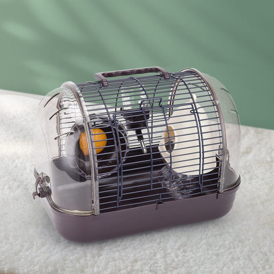 Crystal Hamster Cage: Stylish and Comfortable Outdoor Habitat - House Comfort