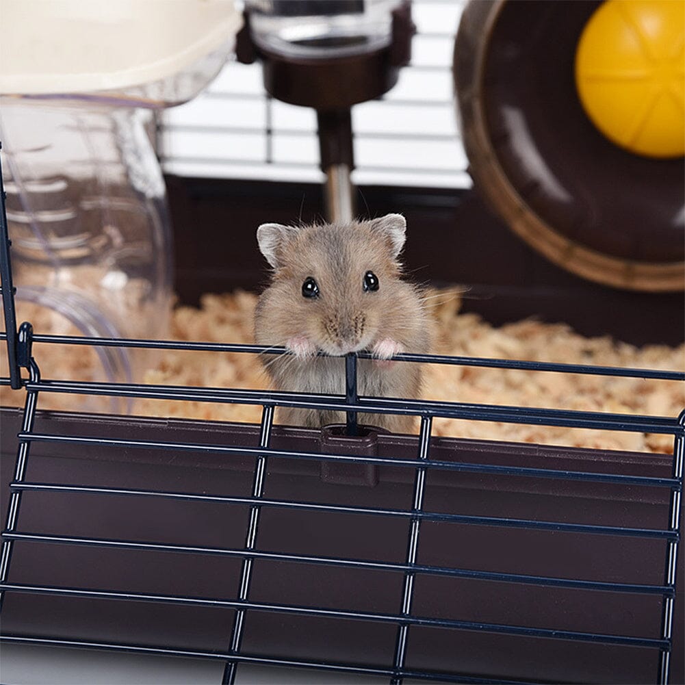 Crystal Hamster Cage: Stylish and Comfortable Outdoor Habitat - House Comfort