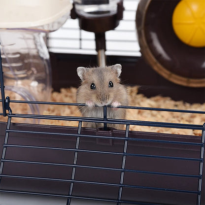 Crystal Hamster Cage: Stylish and Comfortable Outdoor Habitat - House Comfort