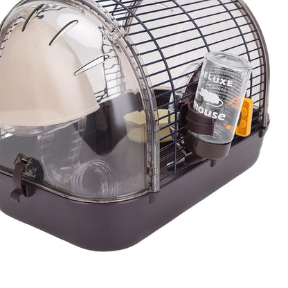 Crystal Hamster Cage: Stylish and Comfortable Outdoor Habitat - House Comfort