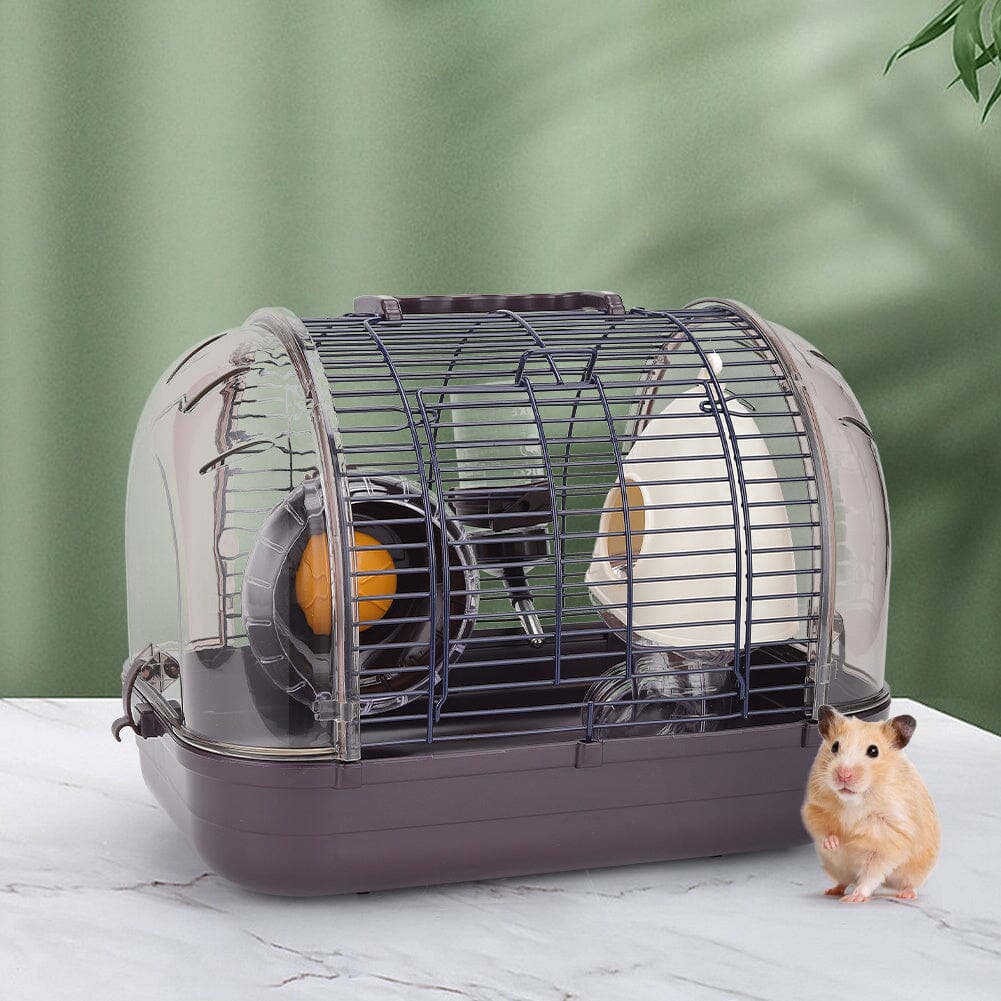Crystal Hamster Cage: Stylish and Comfortable Outdoor Habitat - House Comfort