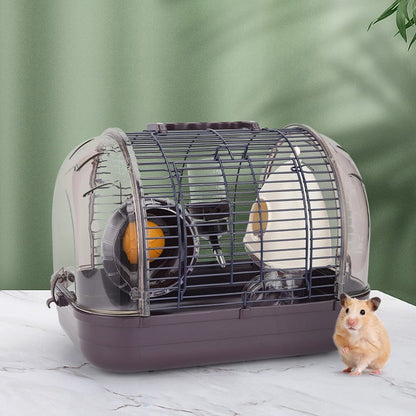 Crystal Hamster Cage: Stylish and Comfortable Outdoor Habitat - House Comfort