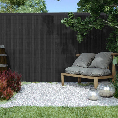 Dark Grey Garden Fence Outdoor Privacy Screen - House Comfort