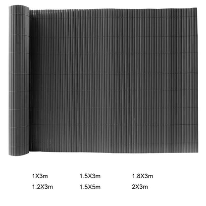 Dark Grey Garden Fence Outdoor Privacy Screen - House Comfort