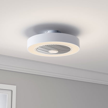 Dia 55cmCeiling Fan with 3 Colour LED Light and Remote Control - House Comfort