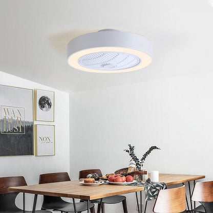 Dia 55cmCeiling Fan with 3 Colour LED Light and Remote Control - House Comfort