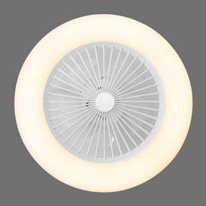 Dia 55cmCeiling Fan with 3 Colour LED Light and Remote Control - House Comfort