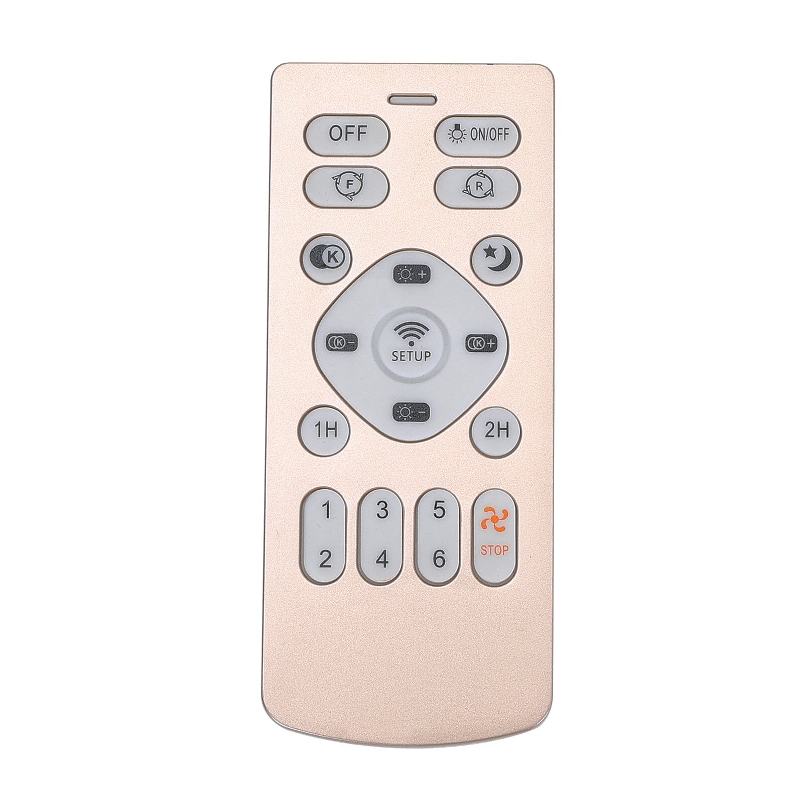 Dia 55cmCeiling Fan with 3 Colour LED Light and Remote Control - House Comfort