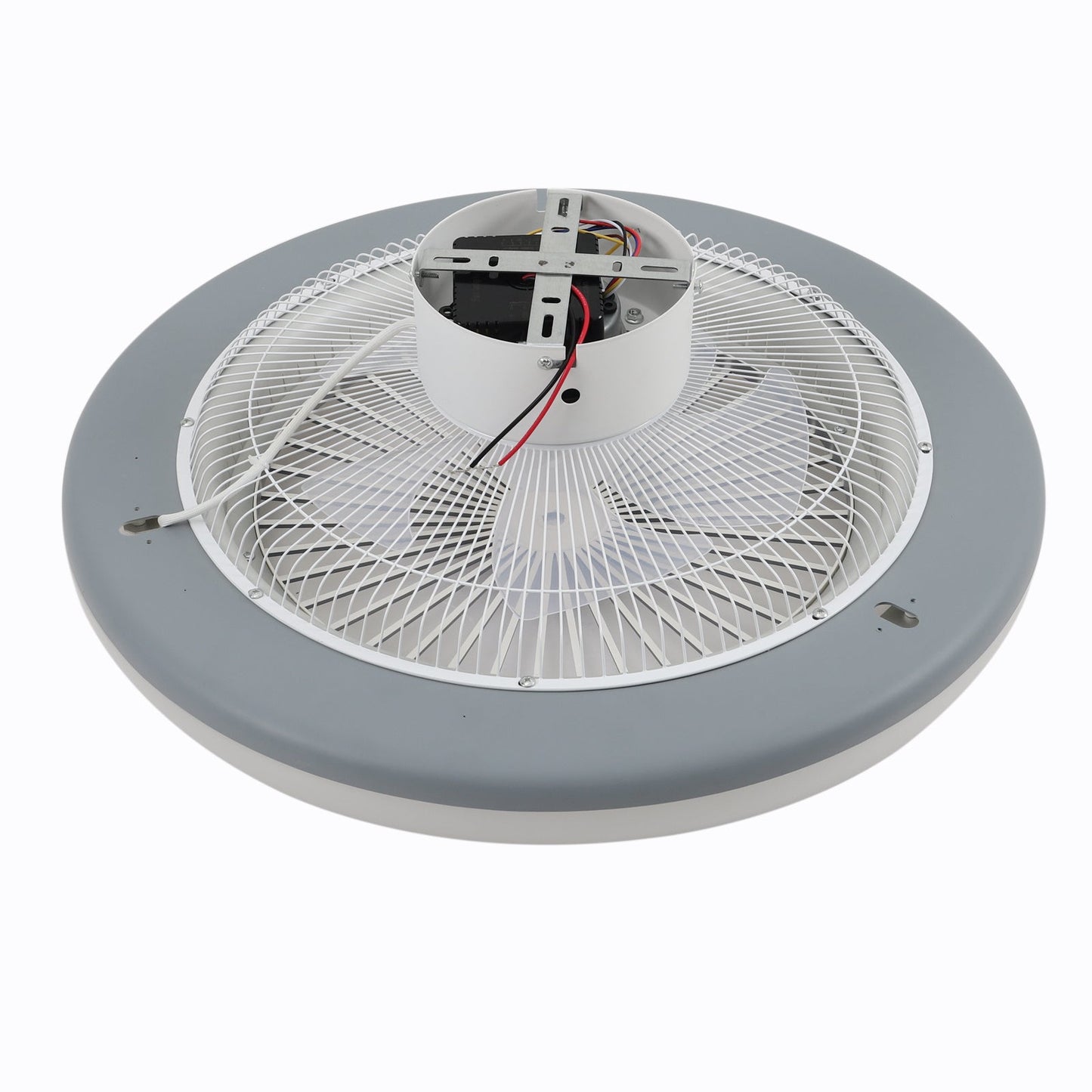 Dia 55cmCeiling Fan with 3 Colour LED Light and Remote Control - House Comfort