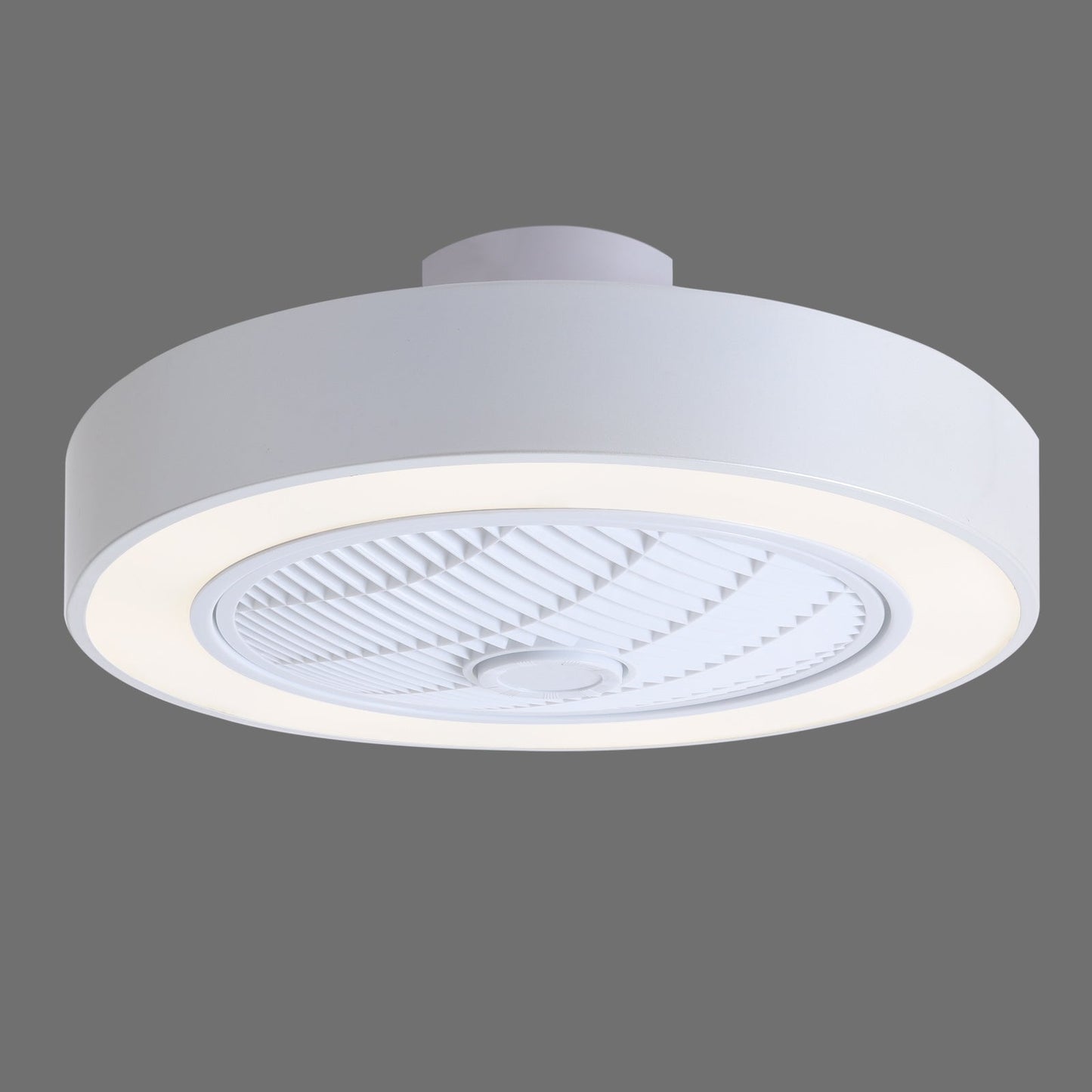 Dia 55cmCeiling Fan with 3 Colour LED Light and Remote Control - House Comfort