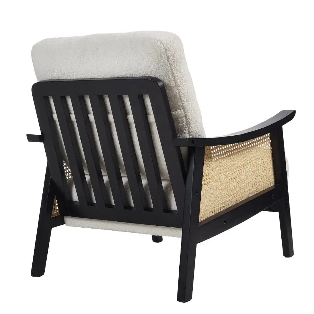 Direct Mid Century Rattan Armchair - House Comfort