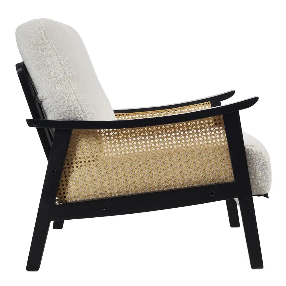 Direct Mid Century Rattan Armchair - House Comfort