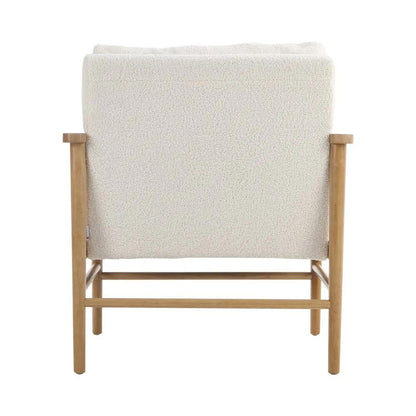 Direct Teddy Bear Fur Wooden Armchair - House Comfort