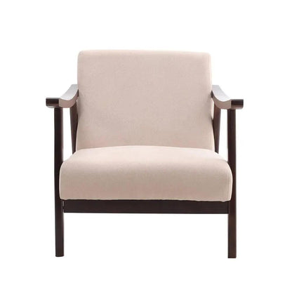 Direct Wooden Single Armchair Sofa Accent Chair Fabric - House Comfort