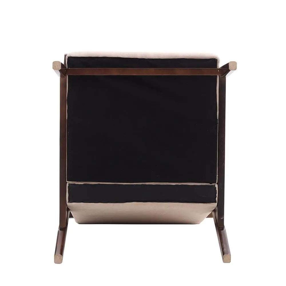 Direct Wooden Single Armchair Sofa Accent Chair Fabric - House Comfort