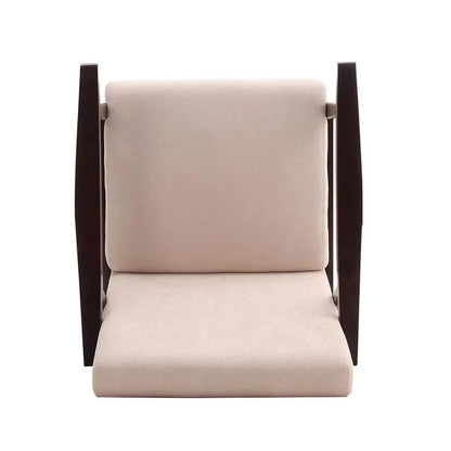 Direct Wooden Single Armchair Sofa Accent Chair Fabric - House Comfort