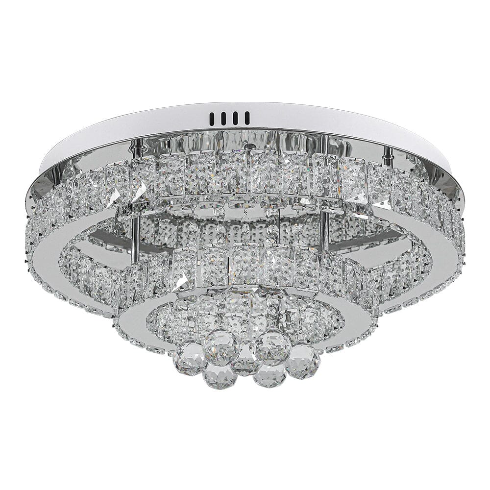 Double Tier Round Crystal Celling Light - House Comfort