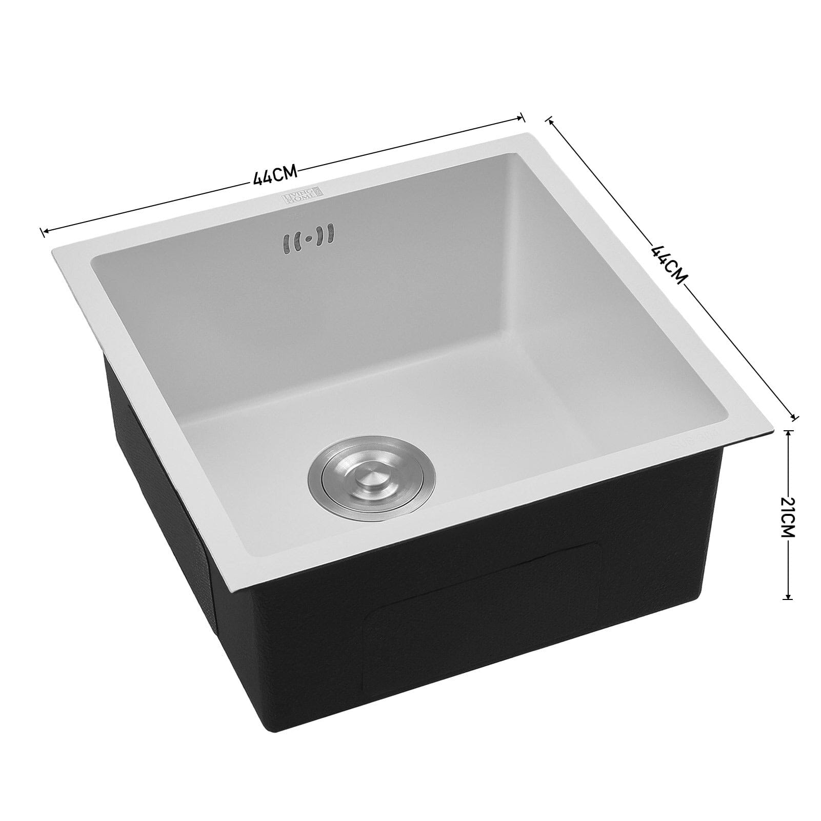 Drop - in Kitchen Sink, Single Bowl Stainless Steel Sink - House Comfort